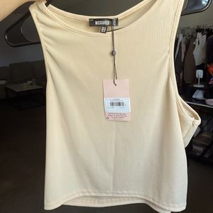Brand New Nude Ribbed Tank top!🤎✨
